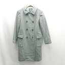 ◇ ⊇ MAISON DE REEFUR メゾンドリーファー 梨花 長袖 ミドルコート サイズ36 グレー レディース E 【中古】