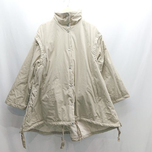 ◇ ⊇ Kastane カスタネ リバーシブル 袖取り外し可能 長袖 コート サイズ1 ベージュ レディース E 【中古】