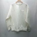 ◇ ⊇ ◎●未使用● findout ダブルフェイス 長袖 ビッグシルエットプルオーバー サイズLL ホワイト メンズ E 【中古】