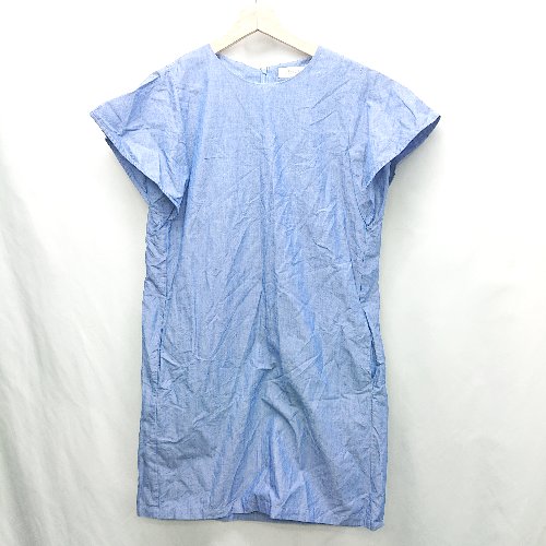 ◇ ⊂ BEAUTY & YOUTH ビューティアンドユース UNITED ARROWS 半袖 ミニ丈 ワンピース サイズF ブルー系 ..