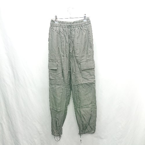 ◇ Θ LOWRYS FARM ローリーズファーム ウエストゴム カーゴパンツ サイズF グレー系 レディース メンズ E 【中古】
