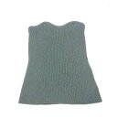 ◇ ⊂ GALLARDAGALANTE リブニット ビスチェ サイズF ブラック レディース E 【中古】