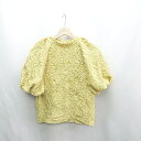 ◇ ⊂ SLY スライ ボリューム感 半袖 カットソー サイズF イエロー系 レディース E 【中古】(4)
