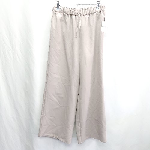 ◇ Θ ◎●未使用● A.G.PLUS Park Ave ウエストゴム ワイドパンツ サイズF グレージュ レディース E 【中古】 ◇ Θ ◎●未使用● A.G.PLUS Park Ave ウエストゴム ワイドパンツ サイズF グレージュ レディース E 【中古】
