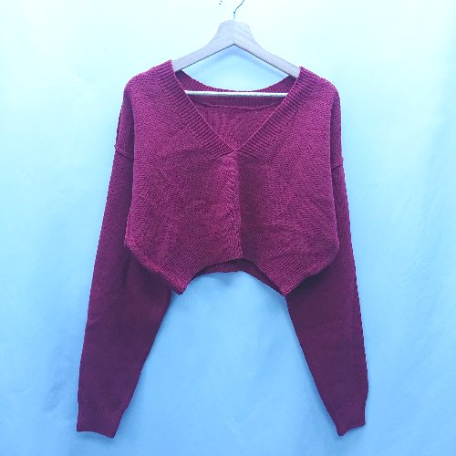 ◇ ⊇ jouetie ジュエティ 長袖 ニット サイズM レッド系 レディース E 【中古】