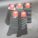 ◇ Θ◎●未使用● 《 NEW BALANCE ニューバランス まとめ売り5点セット サイズ25〜27 靴下 メンズ 》 E 【中古】