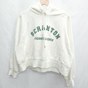 ◇ ⊇ LAGUNAMOON ラグナムーン 裏起毛 長袖 パーカー サイズF ホワイト系 レディース E 【中古】
