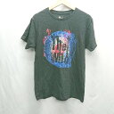 ◇ ⊂ TheWho ロゴプリント 半袖 Tシャツ サイズM ブラック ブルー系 メンズ レディース E 【中古】