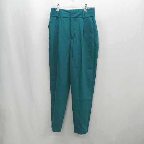 ◇ ◎ Θ ZARA ザラ ストレートパンツ サイズS ターコイズブルー系 レディース E 【中古】