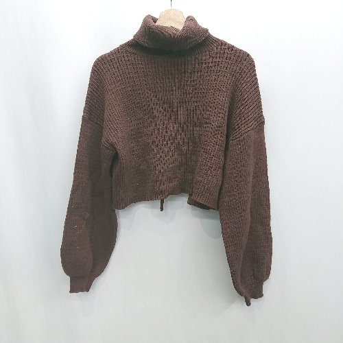 ◇ ⊇ MOUSSY マウジー 長袖 ニット サイズF ブラウン系 レディース E 【中古】