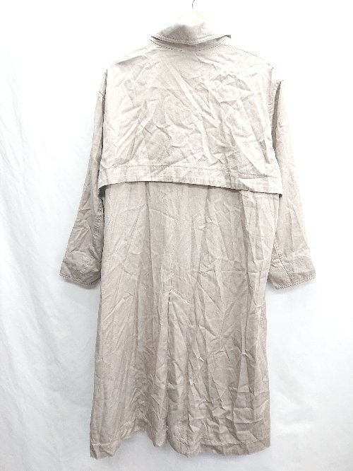 ◇ ⊂ ◎ SLY スライ 薄手 ロング丈 長袖 スプリング コート サイズFREE ベージュ系 レディース E 【中古】