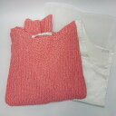 ◇ ⊇◎ WORLD WIDE REPUBLIC ラメ ニット 長袖 セーター サイズ2 オレンジ系 レディース E 【中古】