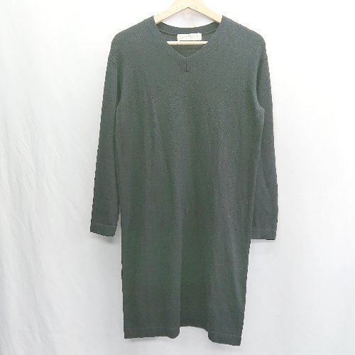 ◇ ⊇ BEAUTY＆YOUTH UNITED ARROWS ウール混 長袖 膝丈 ニットワンピース サイズ表記なし ブラック レディース E 【中古】