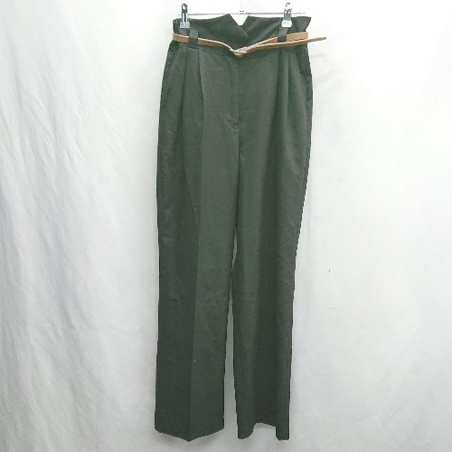 ◇ ⊂ Bab バブ ベルト付き スラックス サイズM ブラック レディース E 【中古】 ◇ ⊂ Bab バブ ベルト付き スラックス サイズM ブラック レディース E 【中古】