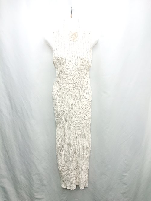 ◇ ⊇ ZARA ザラ ニット ロング丈 ワンピース サイズUSA S アイボリー レディース E 【中古】