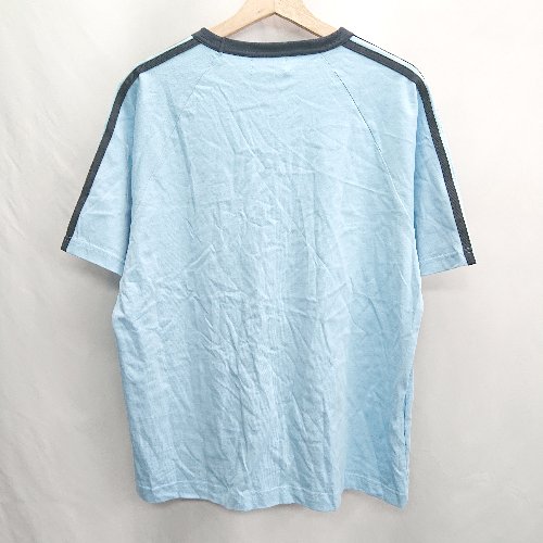 ◇ ⊂◎●未使用● MONO-MART LADY'S モノマートレディース 綿 半袖 Tシャツ サイズF ライトブルー レディース E 【中古】