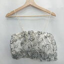 ◇ ⊂◎●未使用● Ada. エイダ レース 花柄 ビスチェ サイズF ホワイト レディース E 【中古】