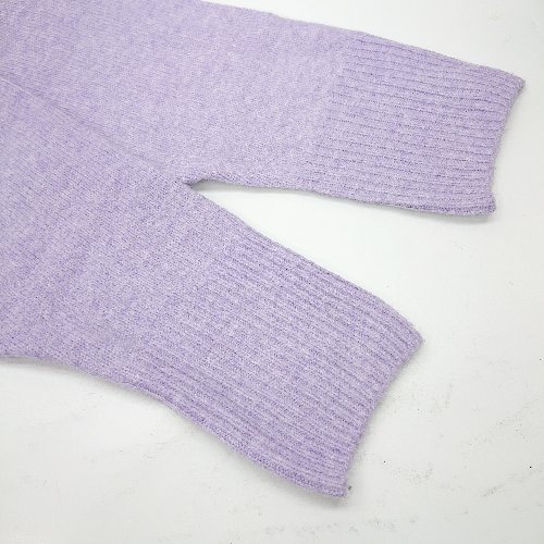 ◇ ⊇ ABAHOUSE ecru アバハウスエクリュ 長袖 ニット サイズF パープル系 レディース E 【中古】