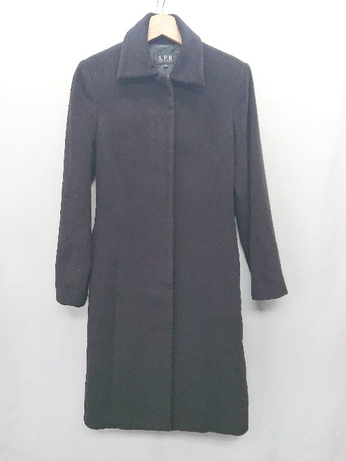 ◇ ⊇ S.P.R 長袖 コート サイズ38 ネイビー レディース E 【中古】