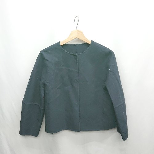 ◇ ⊇ LOULOU WILLOUGHBY 長袖 ノーカラージャケット サイズ2 ネイビー レディース E 【中古】 ◇ ⊇ LOULOU WILLOUGHBY 長袖 ノーカラージャケット サイズ2 ネイビー レディース E 【中古】