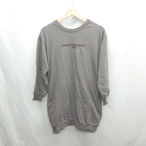 ◇ ⊇ repipi armario レピピアルマリオ キッズ 長袖 膝丈 ワンピース サイズL グレー系 レディース E 【中古】