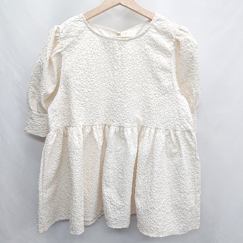 ◇ ⊂ La-gemme ラジェム 半袖 チュニック サイズ表記なし アイボリー レディース E 【中古】 ◇ ⊂ La-gemme ラジェム 半袖 チュニック サイズ表記なし アイボリー レディース E 【中古】