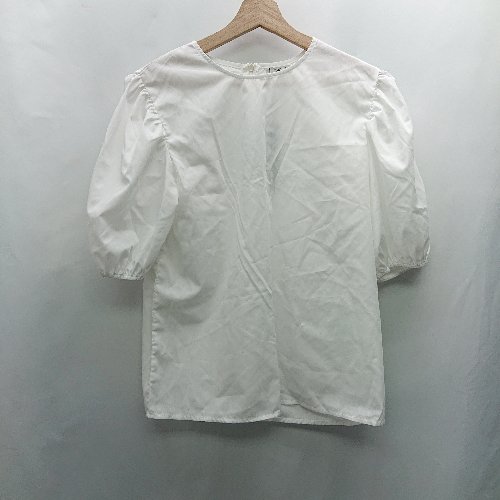 ◇ ⊂ Φ ABITOKYO アビトーキョー 定価3850円 半袖 ブラウス サイズL ホワイト レディース E 【中古】 ◇ ⊂ Φ ABITOKYO アビトーキョー 定価3850円 半袖 ブラウス サイズL ホワイト レディース E 【中古】