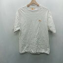 ◇ ⊂ Φ KELTY ケルティ ワンポイント cotton100% 半袖 シャツ サイズS ホワイト レディース E 【中古】(4)