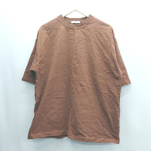 ◇ ⊇ WYM ビッグシルエット 半袖 Tシャツ サイズL ブラウン メンズ E 【中古】