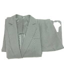 ◇ ◎●未使用● ⊇ LES MUES 膝丈 S スーツ セットアップ 上下 サイズ11 ブラック系 レディース E 【中古】