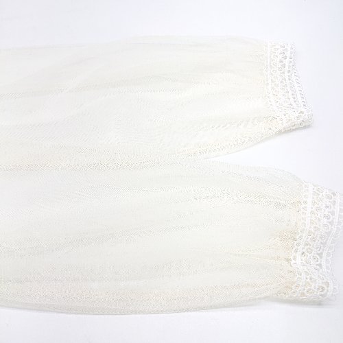 ◇ ⊂ Nvrenfang チュール ドレス 長袖 ロング丈 ワンピース サイズL アイボリー レディース E 【中古】