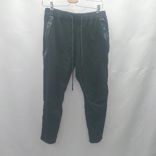 ◇ Θ EDWIN エドウィン ウエストゴム ストレッチ素材 ジョガーパンツ サイズM ブラック メンズ E 【中古】