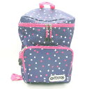 ◇ Θ OUTDOOR PRODUCTS アウトドア プロダクツ 星柄 リュックサック ネイビー レディース E 【中古】