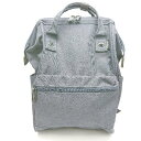 ◇ Θ anello アネロ ブランドロゴ リュックサック ブルー系 レディース E 【中古】