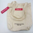 ◇ Θ MILKFED. ミルクフェド トートバッグ ベージュ レディース メンズ E 【中古】