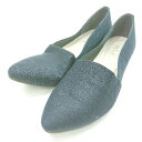 ◇ Θ Style JELLY BEANS ラメ入り パンプス サイズ23 ネイビー レディース E 【中古】(4)