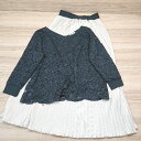 ◇ 《 GLOBAL WORK まとめ売り2点セット M/Fサイズ 上品 綺麗め 大人っぽい カットソー プリーツスカート レディース 》 E 【中古】