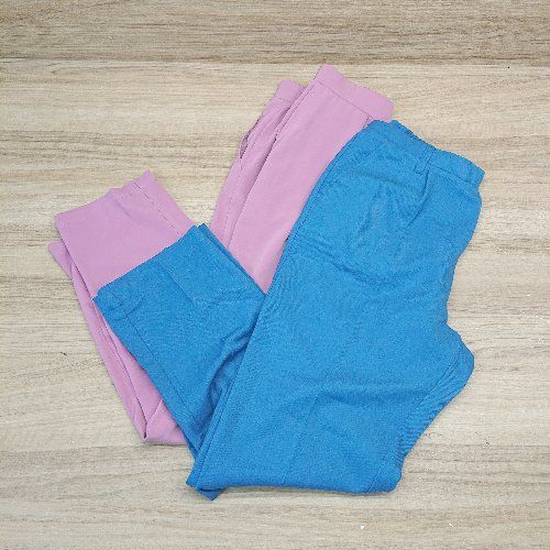 ◇ 《 Re:EDIT リエディ まとめ売り2点セット サイズM ウエストゴム センタープレス カラー パンツ レディース 》 E 【中古】