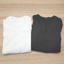 ◇ 《 UNIQLO ユニクロ まとめ売り2点セット サイズL 柔らかい素材 シンプル トップス メンズ 》 E 【中古】