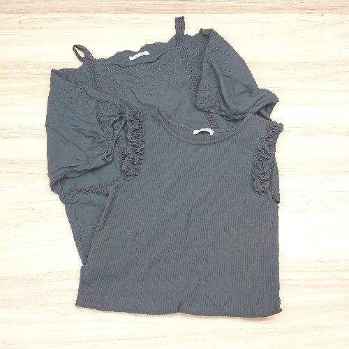 ◇ 《 Free’s Mart フリーズマート まとめ売り2点セット サイズF レース 花柄刺繍 リブ きれいめ レディース 》 E 【中古】