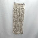 ◇ ⊂ BEACHCOLD ビーチコールド ワイドパンツ サイズS ホワイト系 レディース E 【中古】
