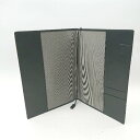 ◇ Θ BUSINESS LEATHER FACTORY ブックカバー ブラック メンズ レディース E 【中古】(4)