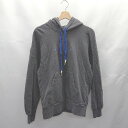◇ ⊇ Mother マザー コットン100% 長袖 パーカ サイズXS ブラック レディース E 【中古】