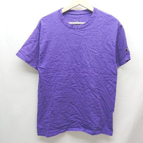 ◇ 《 Champion まとめ売り2点セット サイズM ラウンドネック ロゴ カジュアル 夏季 tシャツ メンズ 》 E 【中古】