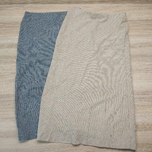 ◇ 《 ZARA まとめ売り2点セット サイズM ウエストゴム ニット タイト ロング スカート レディース 》 E 【中古】