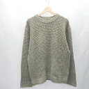 ◇ ⊇ CavariA キャバリア 長袖 ニット サイズ48 カーキー系 レディース メンズ E 【中古】