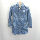 ◇ Θ Lee リー デニムシャツ キッズ 子供服 長袖 シャツ サイズ 140 ブルー系 メンズ E 【中古】