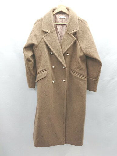 ◇ ⊇ natural couture ナチュラルクチュール 長袖 チェスターコート サイズF ブラウン レディース E 【中古】 ◇ ⊇ natural couture ナチュラルクチュール 長袖 チェスターコート サイズF ブラウン レディース E 【中古】