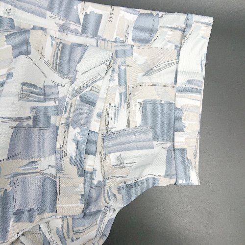 ◇ ⊂◎●未使用● AS KNOW AS PLUS ウエストゴム 柄 半袖 ロング ワンピース サイズF ブルー系 レディース E 【中古】