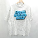 ◇ ⊂ WEGO ウィゴー ヘビーウエイトサガラグラフィック 半袖 Tシャツ サイズM ライトグレー メンズ E 【中古】